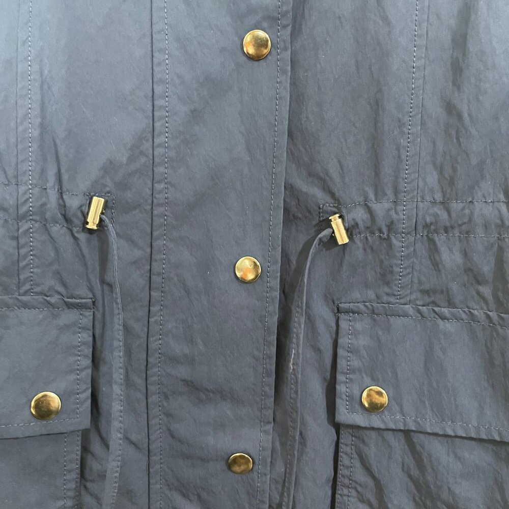 Banana Republic Women’s Parka Blue XS Nylon Adjustable Waist Jacket Outdoors - Picture 7 of 14